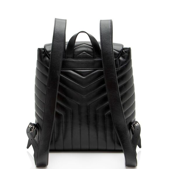 Saint Laurent Matelasse Calfskin Monogram LouLou Medium Backpack - Picture 3 of 15